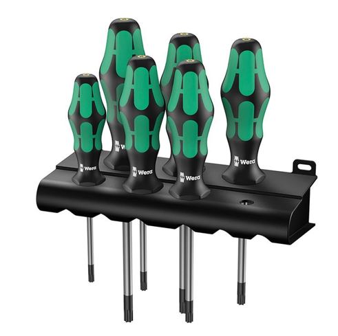 SERIE 6 PZ. GIRAVITE + SUPPORTO 334/6 - WERA