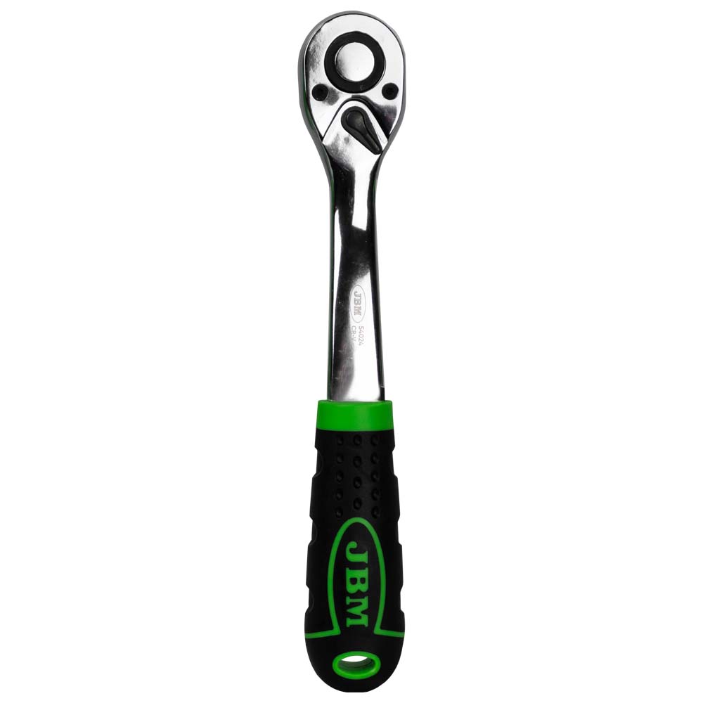 CRICCHETTO 1/2" CON TESTA A 72 DENTI 255MM - CROMATO